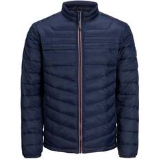 Jack & Jones High Neck Quilted Jacket - Blue/Navy Blazer