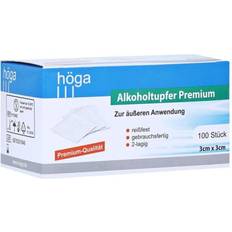 HÖGA-PHARM G. Höcherl ALKOHOLTUPFER Premium 3x3 cm