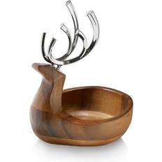 Nambe Reindeer Candy Serving Dish