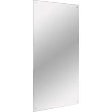 Silver Wall Mirrors Maison & White Frameless Rectangle 450 m&w Wall Mirror