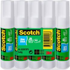 Scotch Permanent Glue Stick 8g Pack 5 7100115364 38774MM