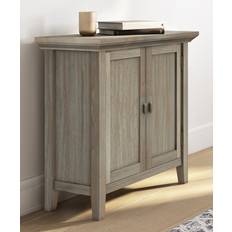 Simpli Home Redmond Solid Low Storage Cabinet