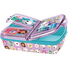 Plastic Lunch Boxes Euromic Gabby's Dollhouse Multi Compartm Sandwich Box