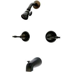 Kingston Brass KB245KL Tub Shower Lever Handle Oil Bronze, Brown