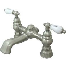 Kingston Brass CC1132T Vintage Deck Clawfoot Tub Filler Nickel, Gray