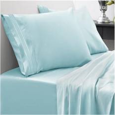 Sweet Home Collection 1800 Series 3 Aqua Color Bed Sheet Blue