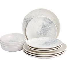 Porland New Age Smoky 12-Piece Serving Dinner Set