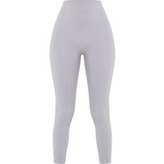 PrettyLittleThing Structured Contour Rib Leggings - Grey