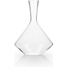 Viski Angled Crystal Decanter Wine Carafe