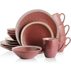 Red Dinner Sets STONE LAIN Service for 8 Dinner Set