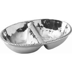 Wilton Armetale River Rock Divided Oval Serving Dish