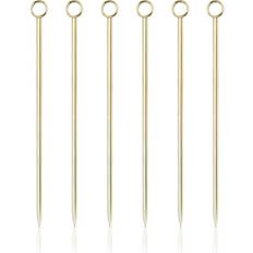 Viski Belmontâ¢ Gold Cocktail Pick Bar Set