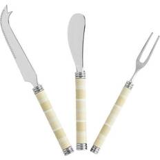 Stainless Steel Cheese Knives French Home Jubilee Spreader & Fork Set Cheese Knife