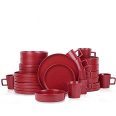 Red Dinner Sets STONE LAIN Cleo Dinner Set 12