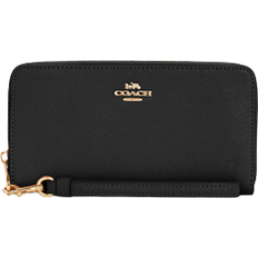 Coach Long Zip Around Wallet - Gold/Black