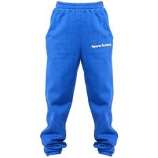 PrettyLittleThing Sports Academy Puff Print Oversized Joggers - Royal Blue