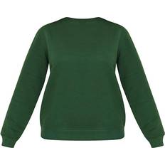 PrettyLittleThing Oversized Sweatshirt - Dark Green