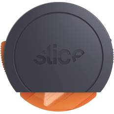 Slice 10477 Super-Safe Carton Retractable Safety with Finger-Friendly + Guard Black/Orange Snap-off Blade Knife