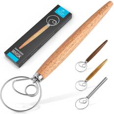 Zulay Kitchen Danish Dough Whisk