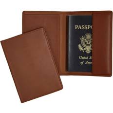 Credit Card Slots Passport Covers New York Leather Rfid-Blocking Protective Passport Case