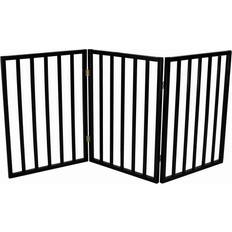 Oypla Dog Safety Folding Wooden Pet Gate Portable Barrier