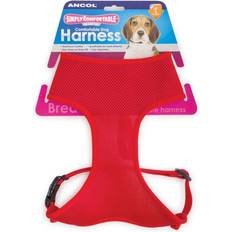 Ancol Comfort Mesh Dog Harness Red Medium 44-57cm