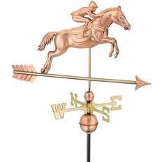 Good Directions Farmhouse Copper Jumping Horse Weathervane H 94 85