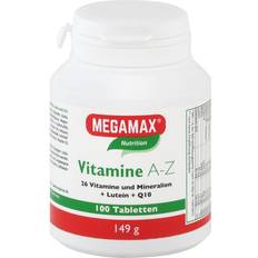 Megamax B.V. Vitamine A-Z + Q10 + Lutein Tabletten