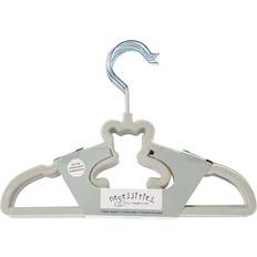 Tendertyme 10 Decorative Baby and Child Clothes Hangers - Grey Child