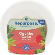 Repurpose, 6" Eco-Dessert Plates, 20 Count