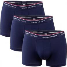 Tommy Hilfiger Men Men's Underwear Tommy Hilfiger Premium Essential Repeat Logo Trunks 3-pack - Peacoat