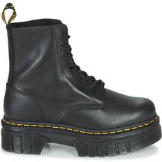 Platform - Women Lace Boots Dr. Martens Audrick Nappa Lux Platform - Black