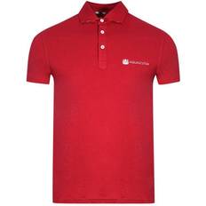 Aquascutum Aldis Crest Block Logo Polo Shirt - Red