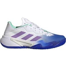 Beige - Women Racket Sport Shoes Adidas Barricade Clay Court Tennis Shoes
