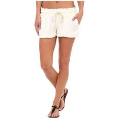 Roxy Oceanside Linen Shorts - Sea Salt