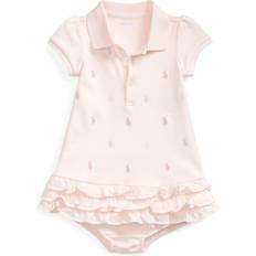 Polo Ralph Lauren Baby Girl's Ruffled Polo Dress & Bloomer Set - Delicate Pink