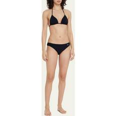 Triangle bikini top black