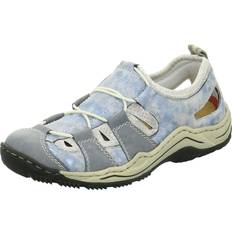 Rieker Silver - Women Shoes Rieker Women's L0561-12 Low-Top Blue Adria/Heaven/Silverflower 12