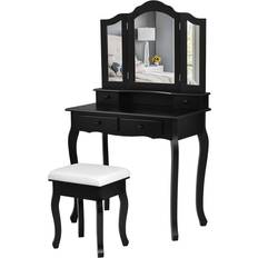 Costway Vanity Makeup Dressing Table 40.6x80cm