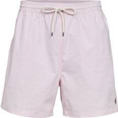 Polo Ralph Lauren White Swimming Trunks Polo Ralph Lauren Seersucker swim shorts purple