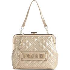 Love Moschino Quilted Crossbody Bag - Gold