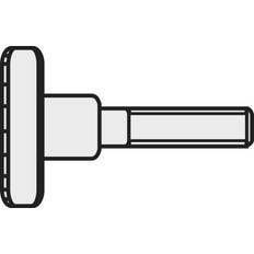 Toolcraft M4* 8 D464-5.8:A2K 192173 Rändelschrauben M4