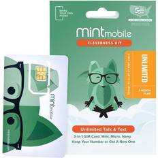 Mint Mobile 3 Month Unlimited Plan SIM Kit