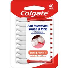 Colgate Interdental Brushes Colgate Soft Interdental Brush & Pick 40-pack