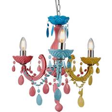 Acrylic Lighting Litecraft Glow Marie Pendant Lamp 36cm