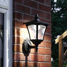 Festive Lights 34cm Solar Power Traditional Wall light