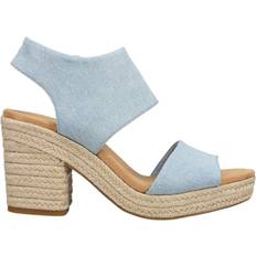46 ⅓ Heeled Sandals Toms Majorca Rope Block Heel Sandals Blue