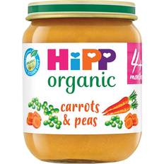 Hipp Organic Carrots & Peas Baby Food Jar 4+ Months 125g