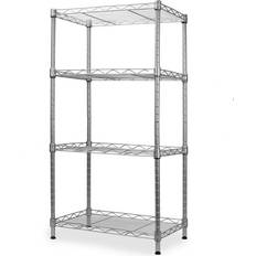 Silver Shelving Systems Maison & White 4 Tier Silver Shelving System 44x88cm