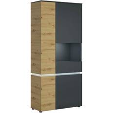 Furniture To Go Luci 4-Door Tall Display Storage Cabinet